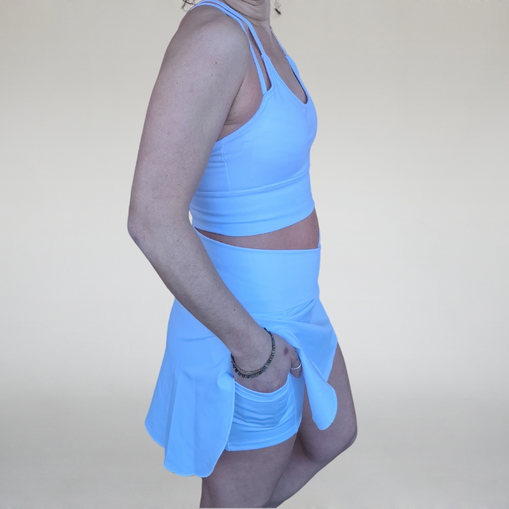 Falda EliteFit Blanca