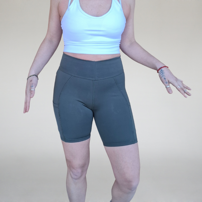 Short Biker EliteFit Verde Militar