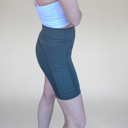 Short Biker EliteFit Verde Militar