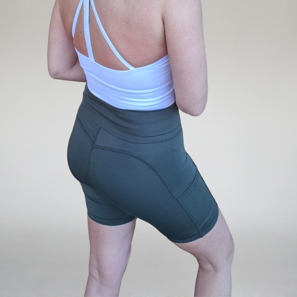 Short Biker EliteFit Verde Militar