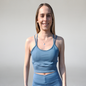 Peto ÉliteFit Azul Petróleo Crop Top